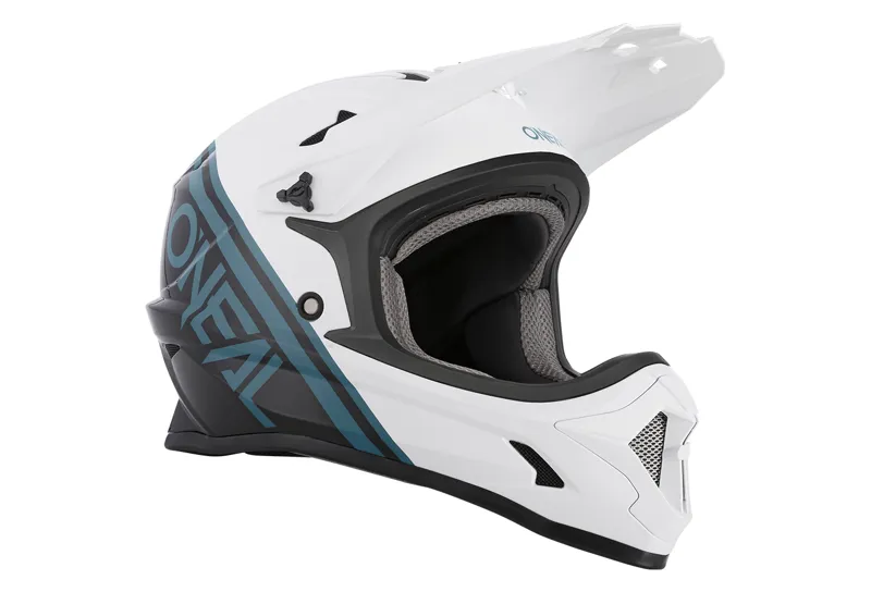O'Neal Sonus Full Face Youth Helmet V.22 Split/48 -50cm - Black/ White -3